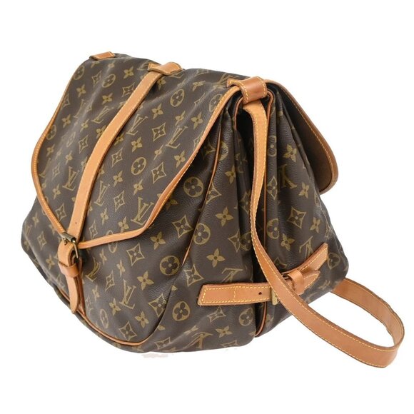 LOUIS VUITTON Saumur 35 Shoulder Bag Monogram Leather BN France M42254 70YH580 - Picture 2 of 16
